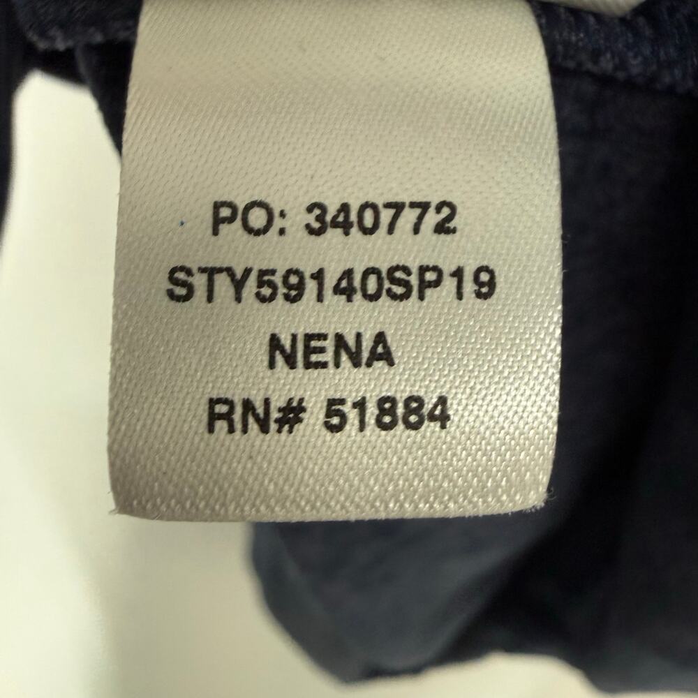 Patagonia Nena Seabrook Twist Tank Mini Dress Womens Large Navy Blue Sleeveless - Picture 3 of 10